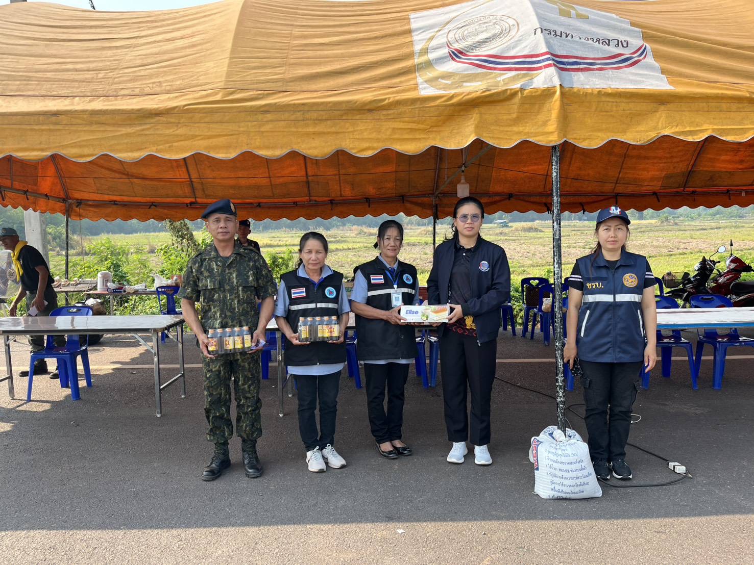 “สพอ.บ้านโคก ออกตรวจเยี่ยมด่านตรวจในการป้องกันและลดอุบัติเหตุทางถนนช่วงเทศกาลสงกรานต์ พ.ศ. 2569”