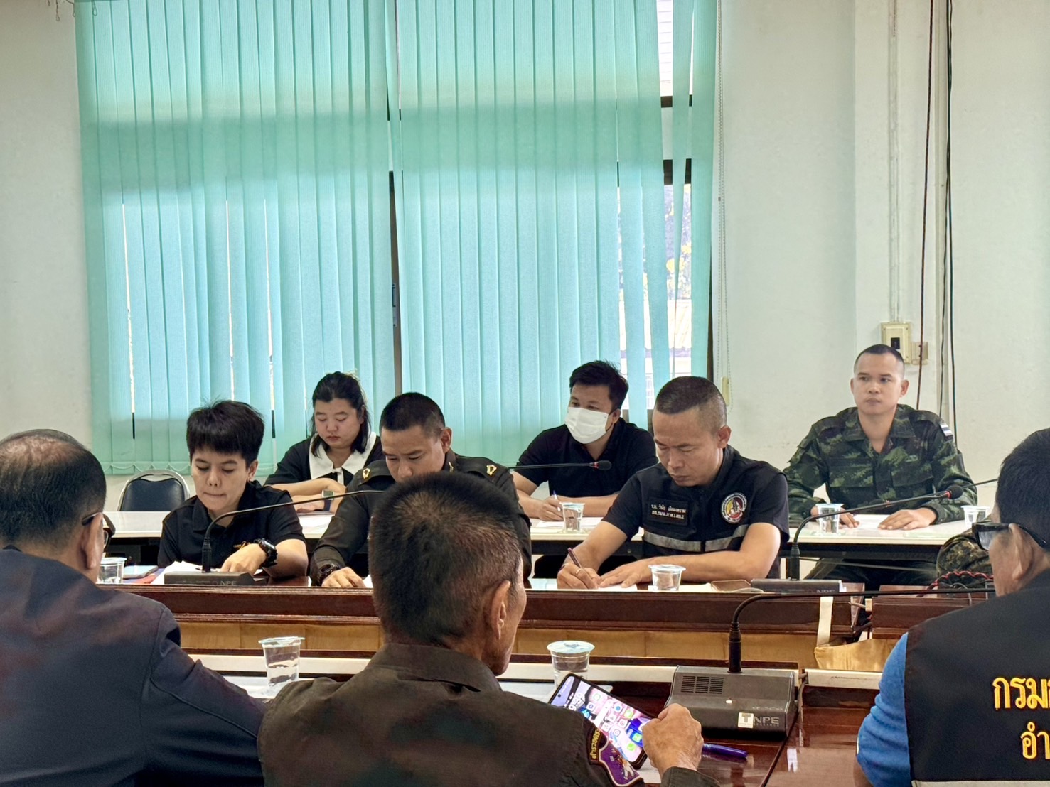 “สพอ. บ้านโคก ร่วมประชุมศูนย์ข่าวระดับอำเภอและศูนย์ปฏิบัติการป้องกันและปราบปรามยาเสพติดอำเภอ”