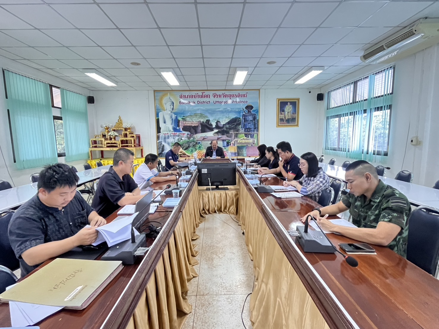 “สพอ.บ้านโคก ร่วมประชุมคณะกรรมการช่วยเหลือผู้ประสบภัยพิบัติอําเภอบ้านโคก (ก.ช.ภ.อ.)”