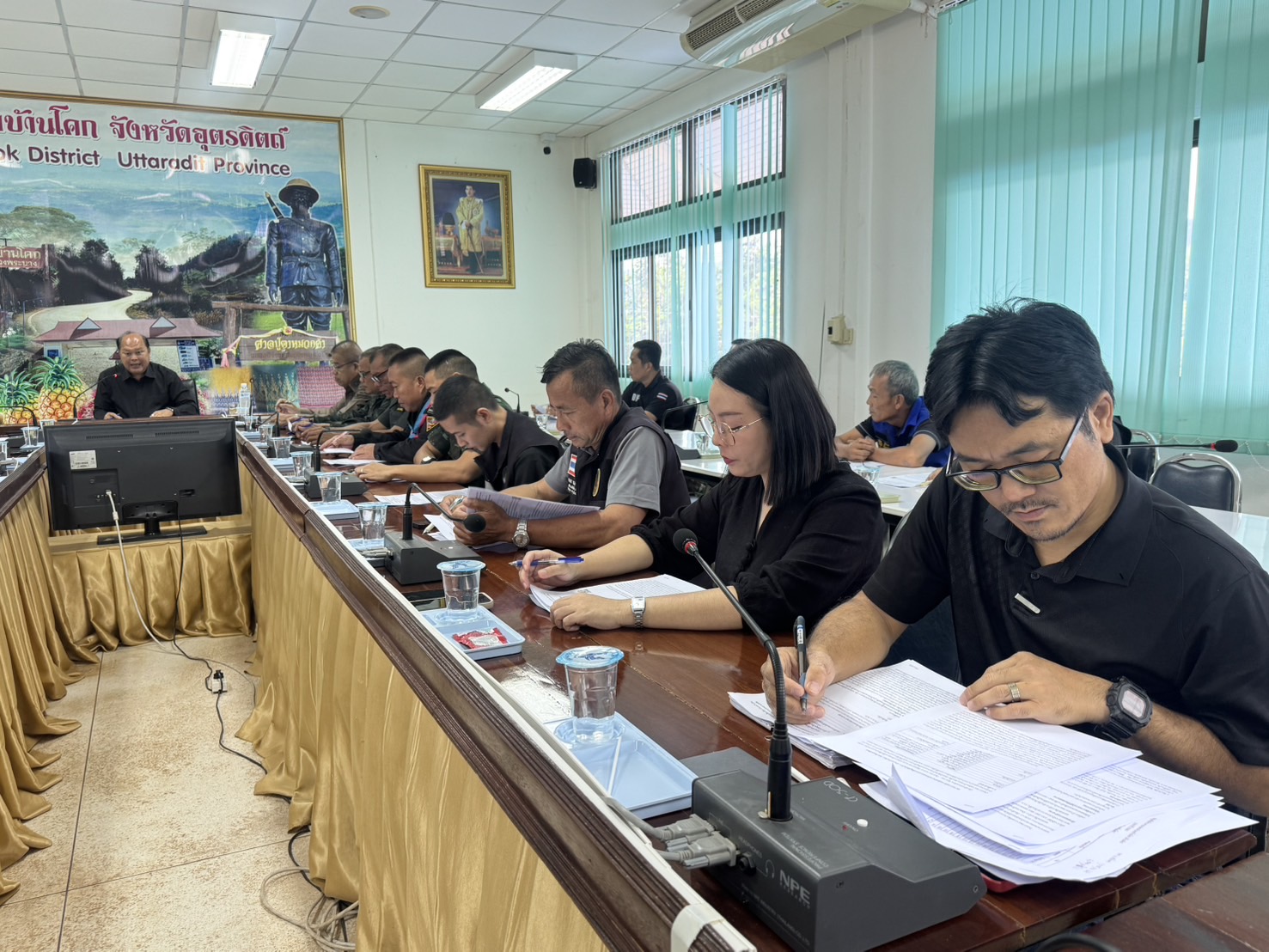 “สพอ. บ้านโคก ร่วมประชุมศูนย์ข่าวระดับอำเภอและศูนย์ปฏิบัติการป้องกันและปราบปรามยาเสพติดอำเภอ”