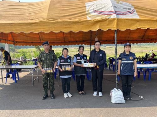 “สพอ.บ้านโคก ออกตรวจเยี่ยมด่านตรวจในการป้องกันและลดอุบัติเหตุทางถนนช่วงเทศกาลสงกรานต์ พ.ศ. 2569”