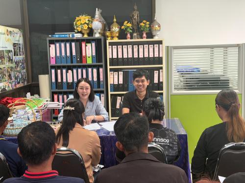 “สพอ.บ้านโคก ดำเนินโครงการประชุมเพิ่มศักยภาพคณะกรรมการเครือข่ายกองทุนชุทชนขับเคลื่อนกลุ่มออมทรัพย์เพื่อการผลิต (ระดับอำเภอ)”